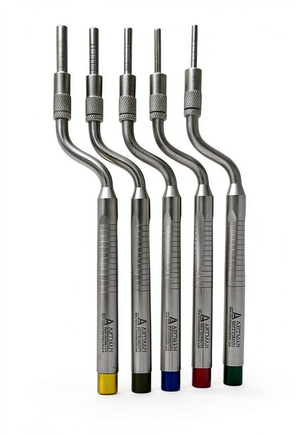 Osteotomes Set Wise Linkers Dental Color Coded Calibrated 5 Piece-0