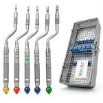 Medesa Sinus Lift Osteotomes Set 5-Piece Concave Tip Bone Grafting-0