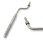 DDP Osteotome 4.0mm Offset Concave Stainless Steel Dental Tool-0