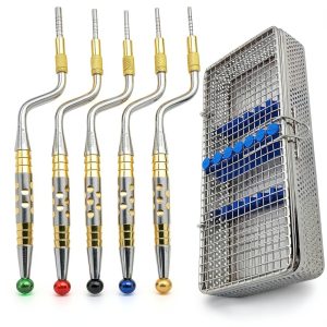 Wise Linkers Osteotomes Set 5-Piece Dental Surgical Kit with-0