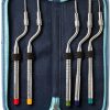 Dental Osteotomes A2Z Scilab 5‑Piece Concave Tips Color‑Coded Steel-1